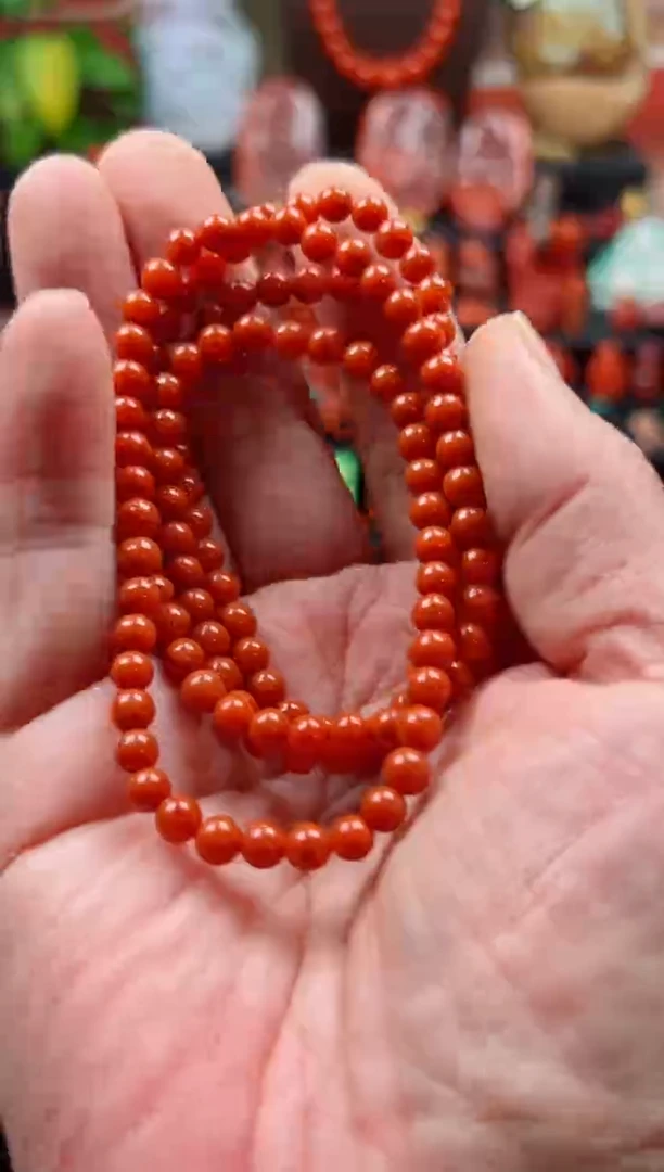未镶嵌手链南红玛瑙5mm手串