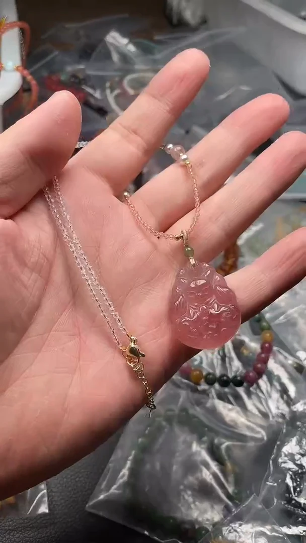 未镶嵌颈饰水晶多样性发货拍一发一