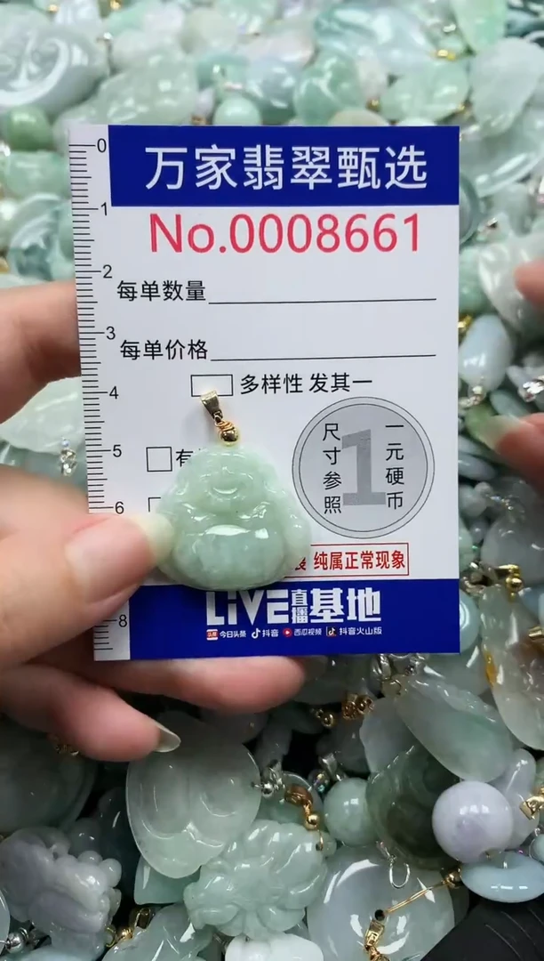 吊坠(不含链)未镶嵌翡翠8661