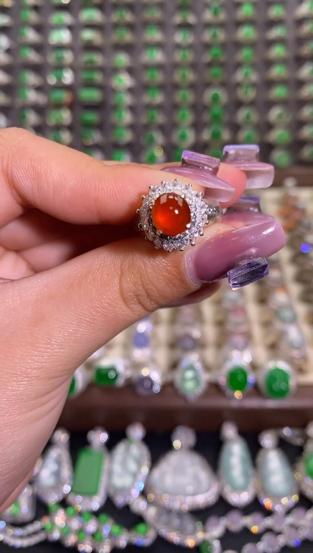 未镶嵌戒指翡翠天然缅甸A货翡翠未镶嵌 粉丝福利