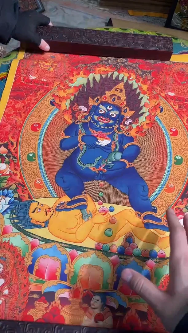 卷轴画曦曦的唐卡tk160