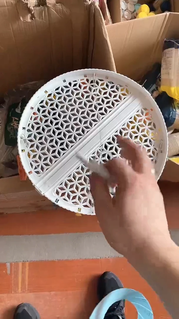 塑料A011毛豆角18夹可折叠晾晒架颜色混发1个