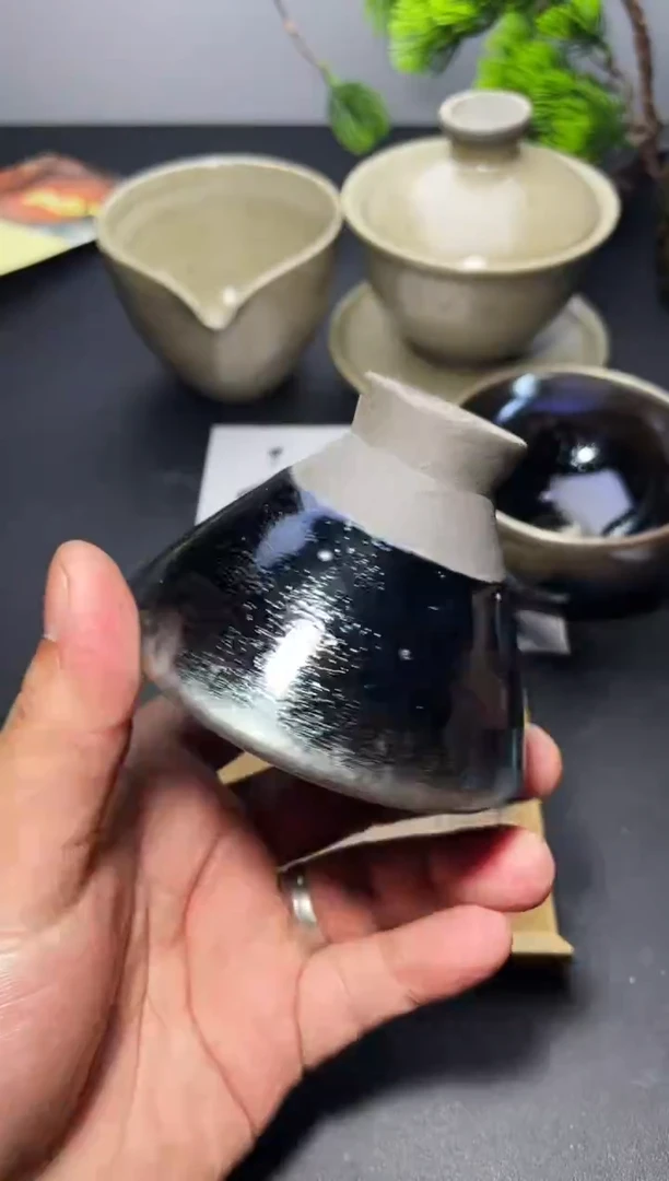 茶盏271  叶紫建盏