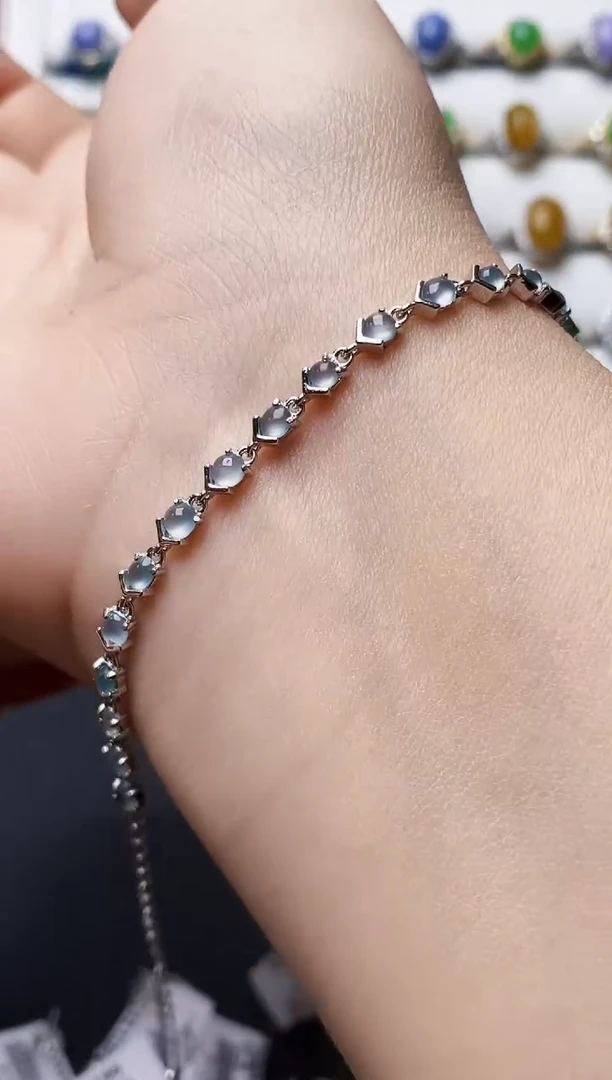 银S925镶嵌戒指翡翠0540