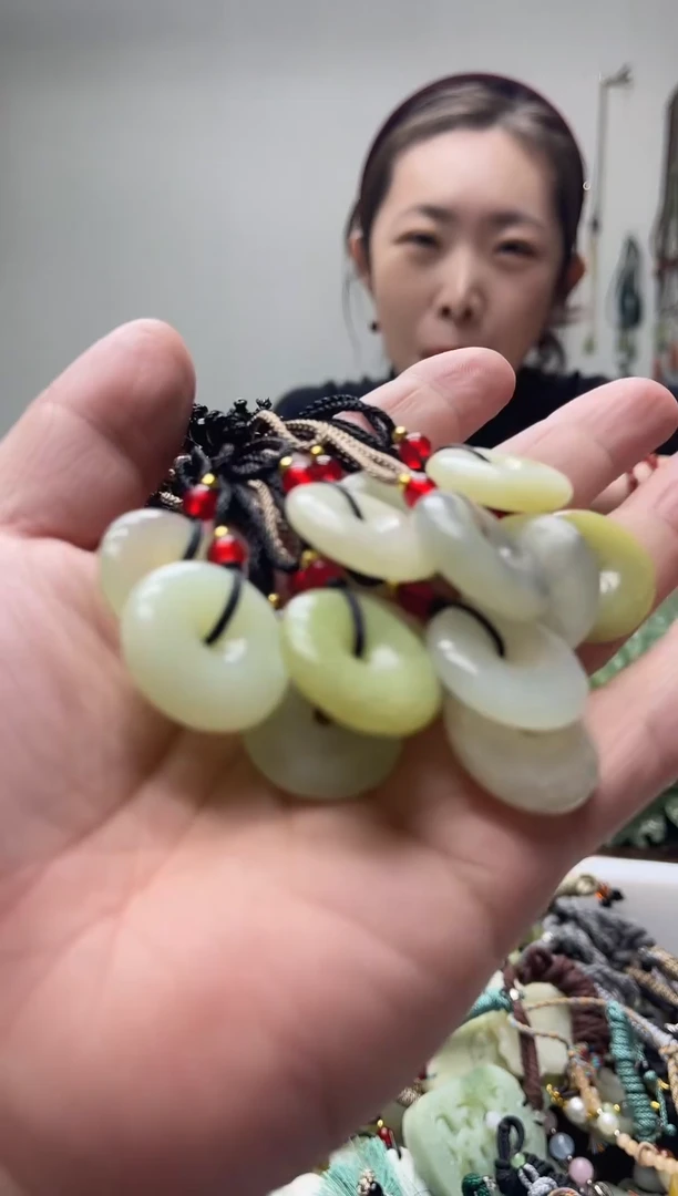 未镶嵌岫玉颈饰多样性发货 拍一发一