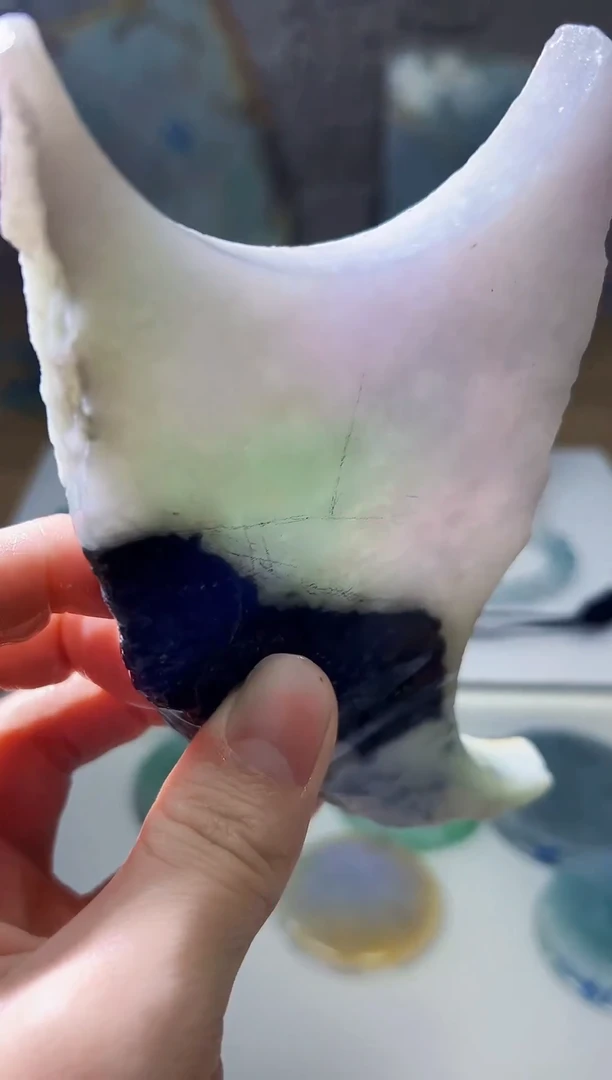 裸石翡翠天然翡翠A货余 南 372