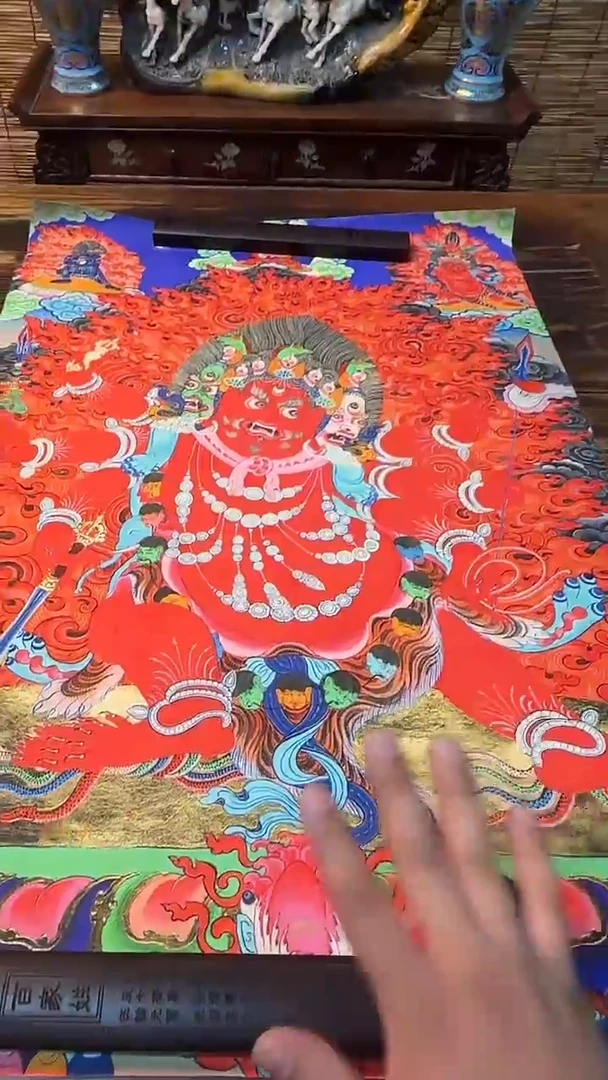 卷轴画古或今藏甄选唐卡073