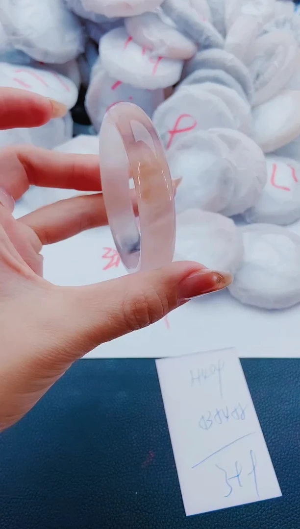 未镶嵌手镯石英质玉H409-53-54
