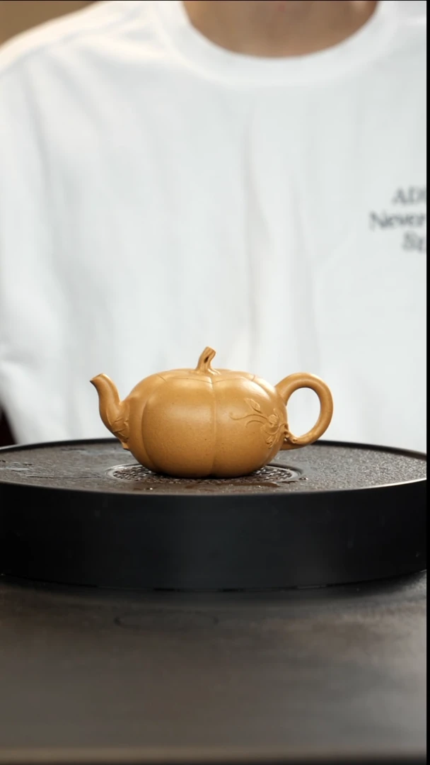 茶壶紫砂老宕口天花板黄金段南瓜大漏