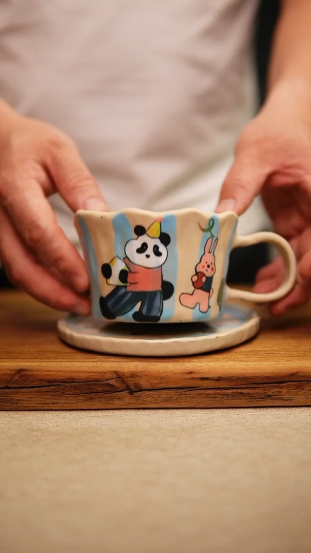 @@陶园瓷舍@@纯手工手绘@高温釉下彩