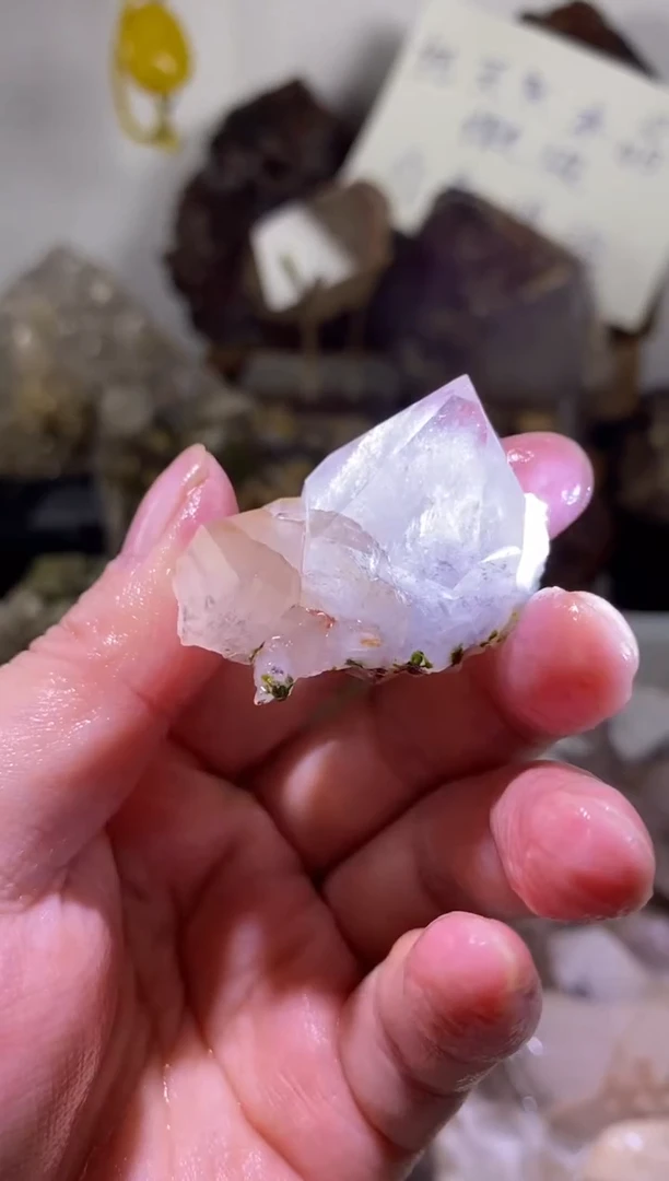 未镶嵌珠宝半成品水晶33号四川超七花园水晶