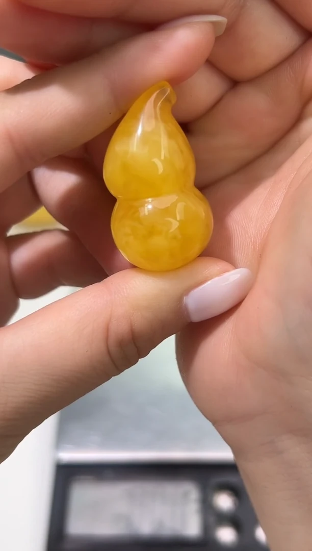 裸石琥珀未镶嵌琥珀蜜蜡吊坠
