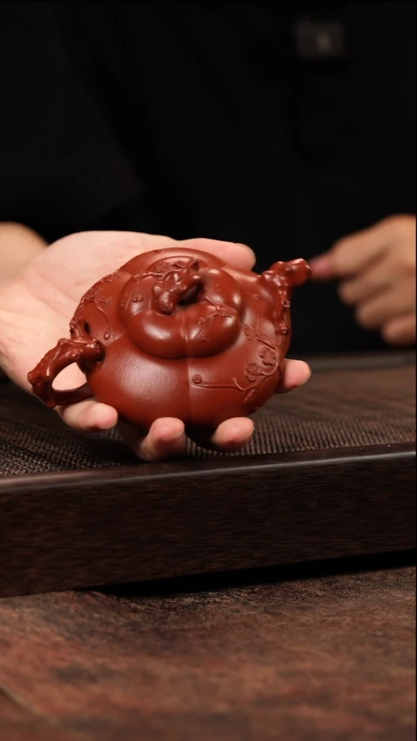 茶壶紫砂朱泥上合梅