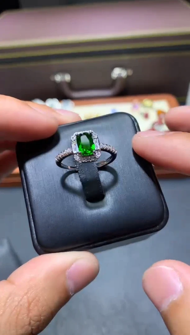 戒指透辉石未镶嵌R67【多样性发其一】