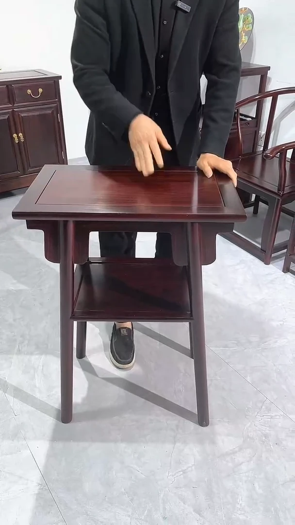 黑酸枝木类成套家具黑酸枝条案58*36*80高