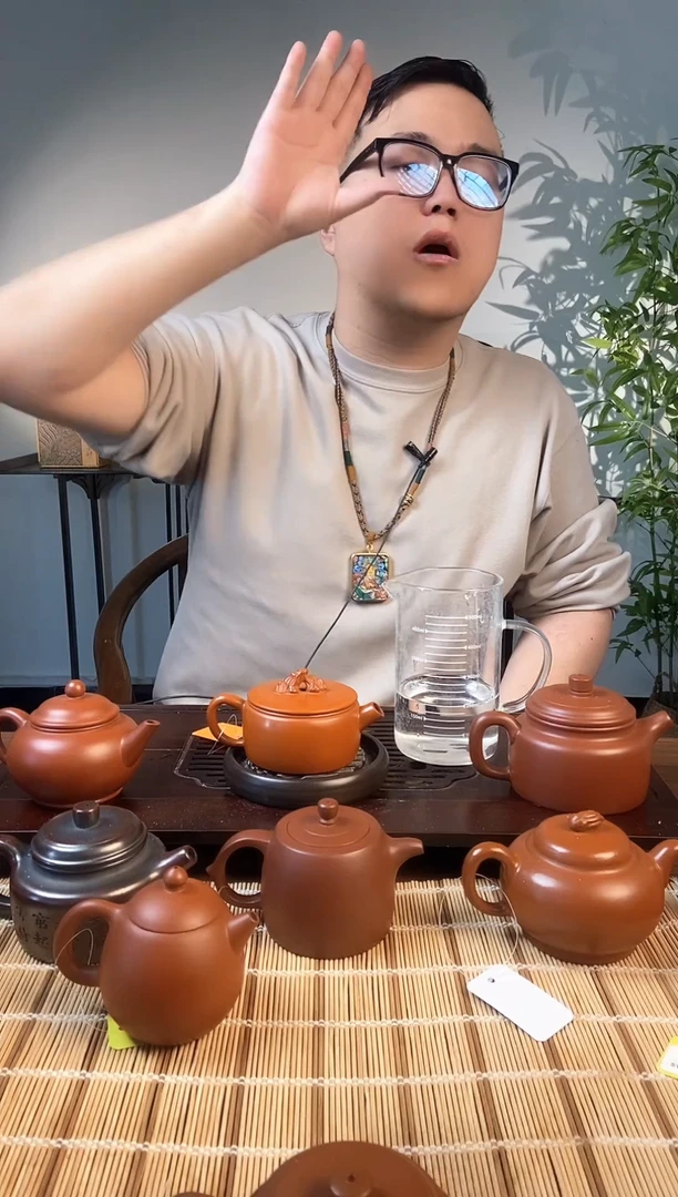 【闪购商品】紫砂茶壶观山大口汉瓦 原矿朱泥 徐霞