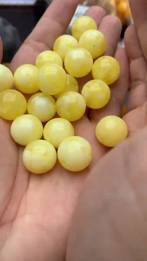 H06.柠檬黄16mm单珠