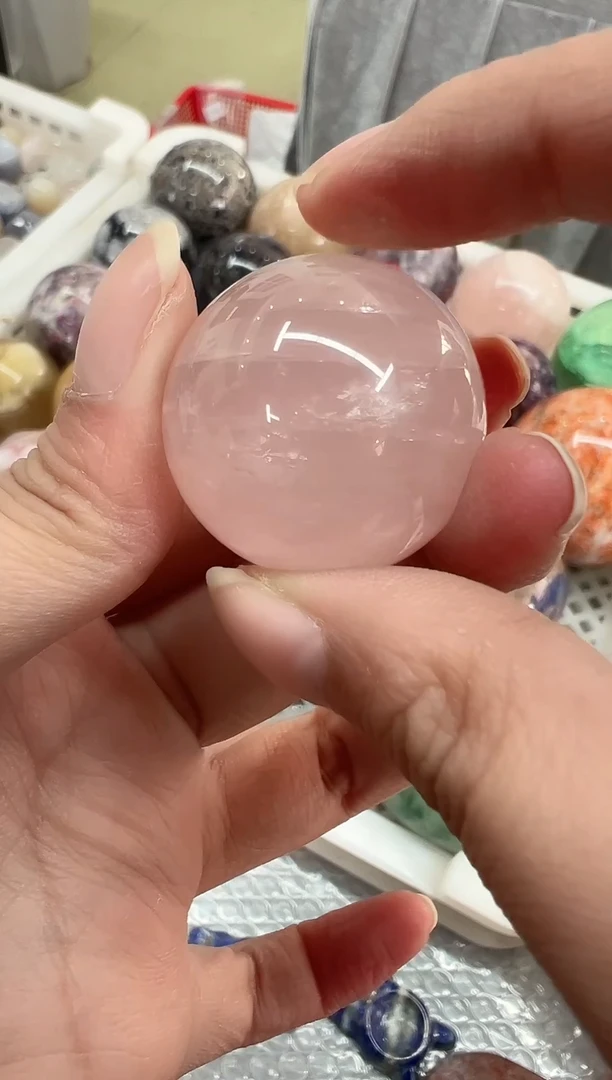 未镶嵌珠宝半成品水晶S867 约2.8cm