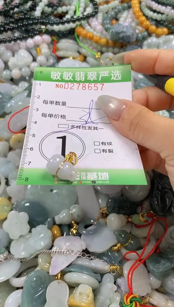 翡翠未镶嵌颈饰闪购0278657多样性发其一