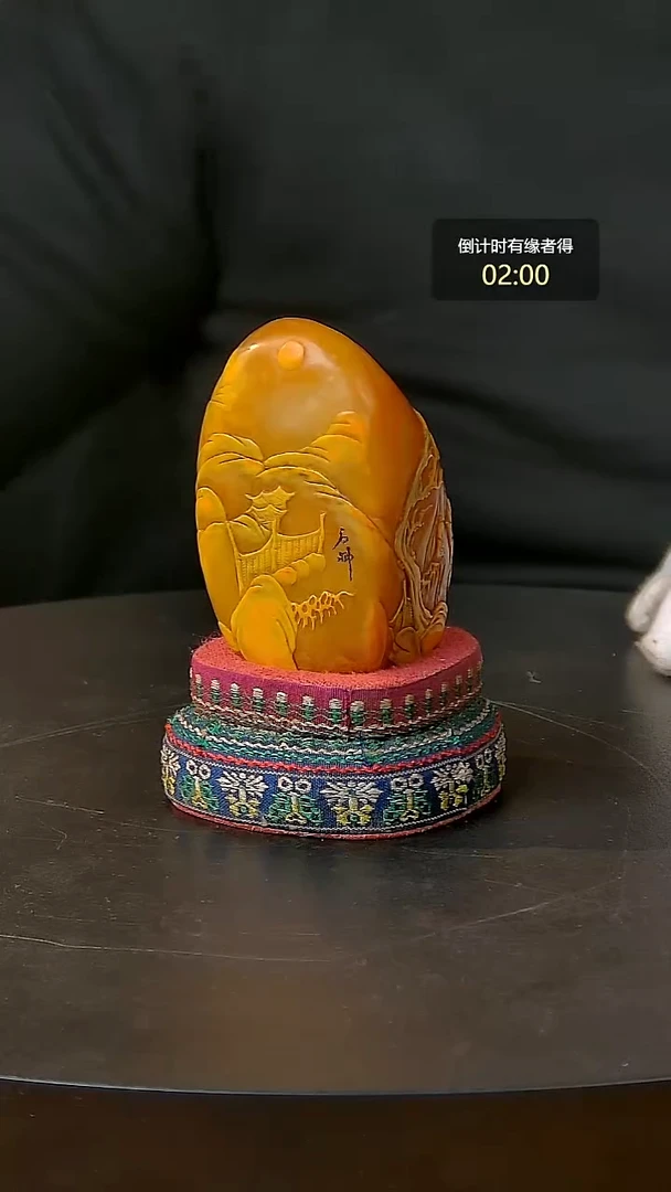 寿山石印石一物一拍