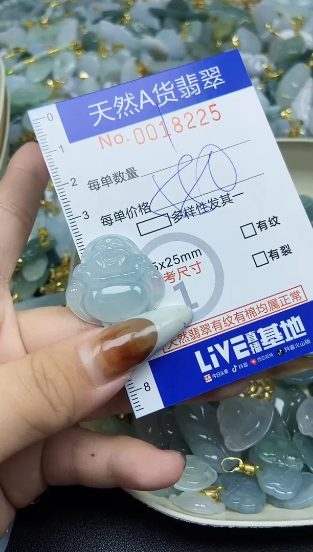 【闪购商品】翡翠颈饰未镶嵌天然A货翡翠