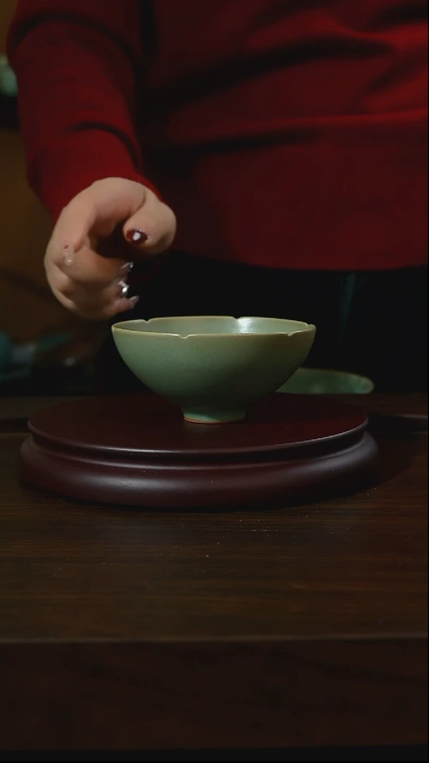 杯子瓷汝州原产地原矿仿古老釉q