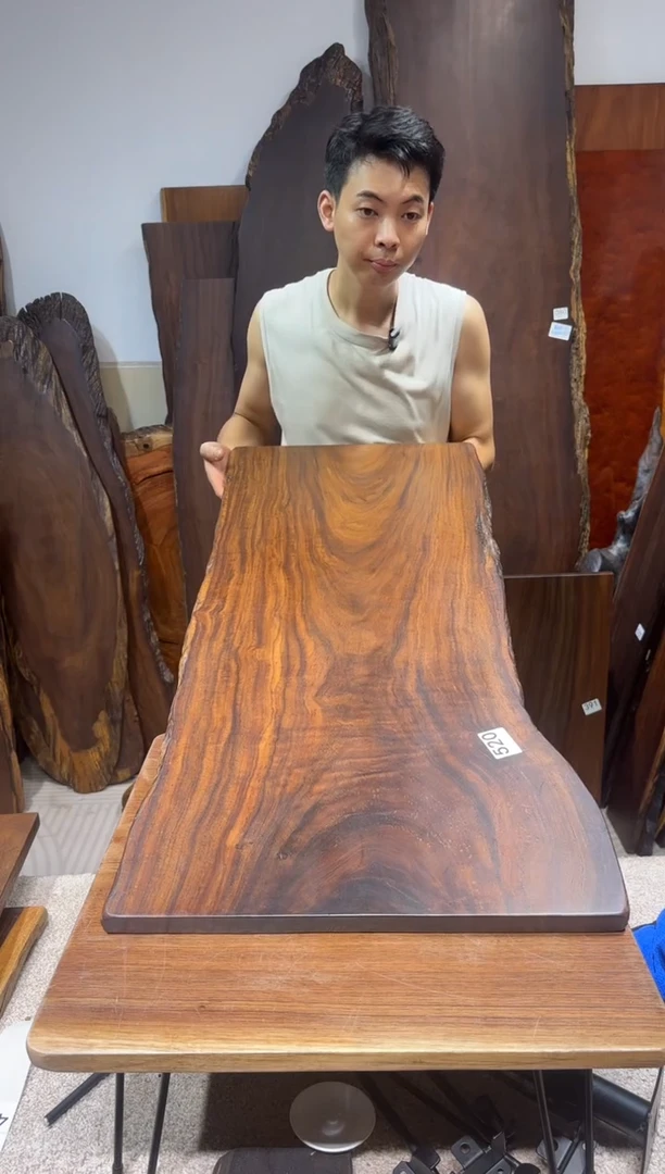 风车木（黑檀木）尺寸100*41*2.3编号520
