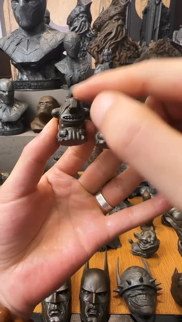 铁实心铁艺摆件~~结界兽（锈色）