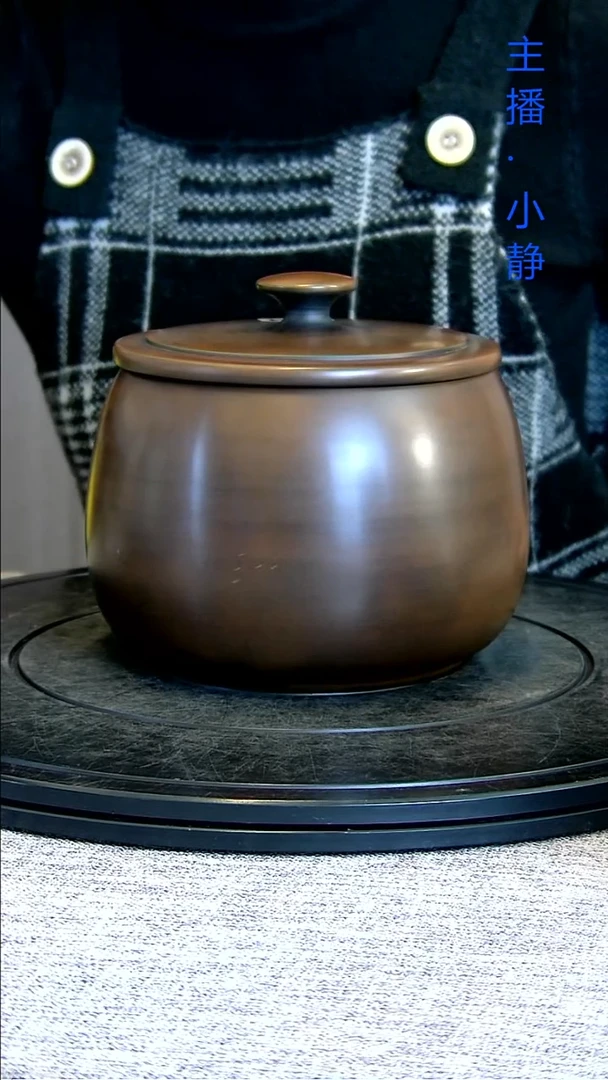 全手工紫陶茶罐精磨154