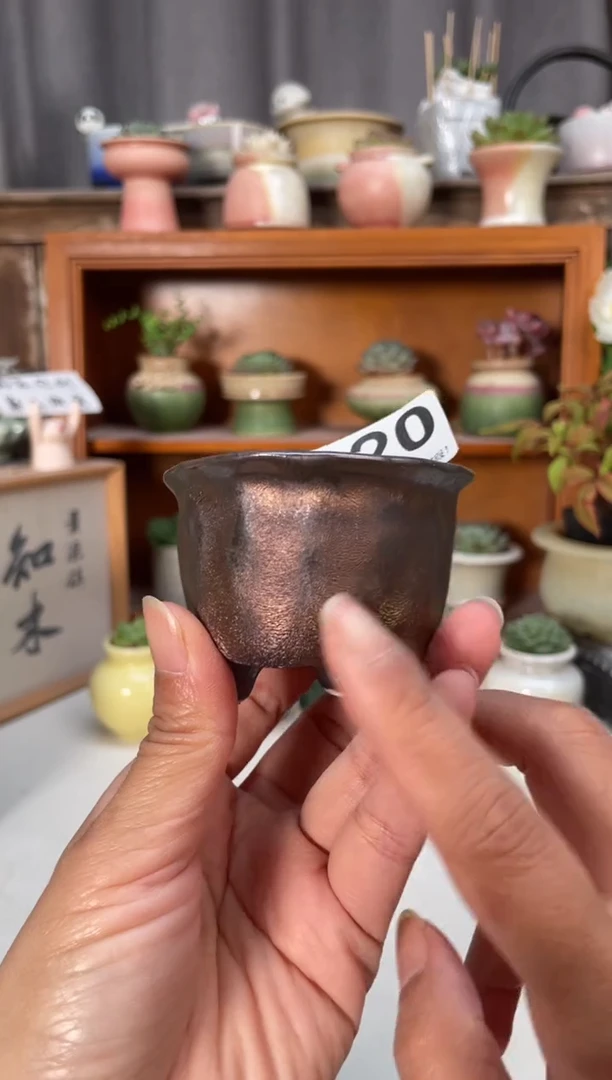 瓷片120知木小方花盆编号