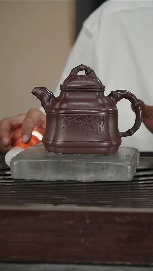 茶壶紫砂带证450CC278号