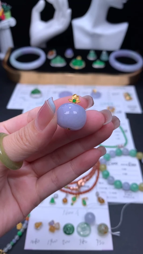 18K金镶嵌定制翡翠48小时鉴赏期 退货不扣服务费