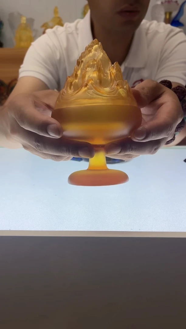 琉璃手工艺品博山炉中号