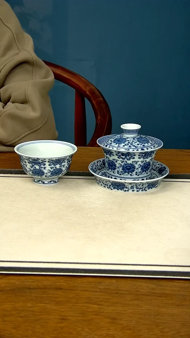 【闪购商品】八宝缠枝莲两件套-------