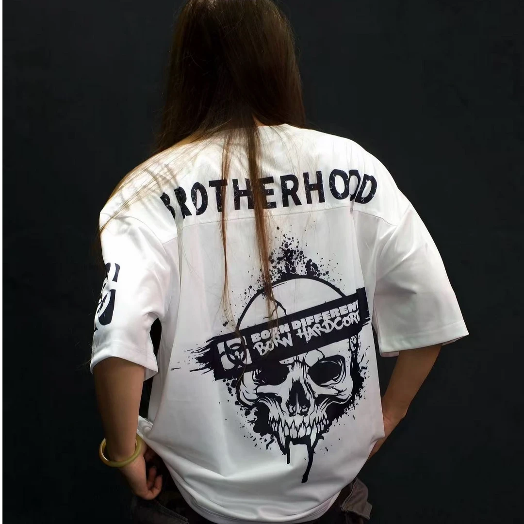 MUTANT铁血魔兽新款美式落肩短袖健身训练速干服