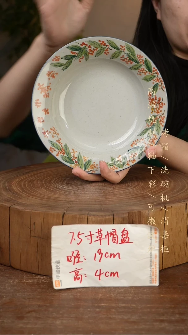 碗瓷景德镇手工手绘高温瓷釉下彩