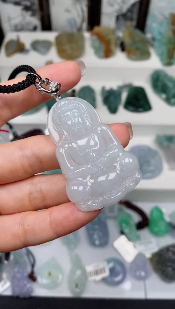 【闪购商品】翡翠颈饰银S925镶嵌吊坠