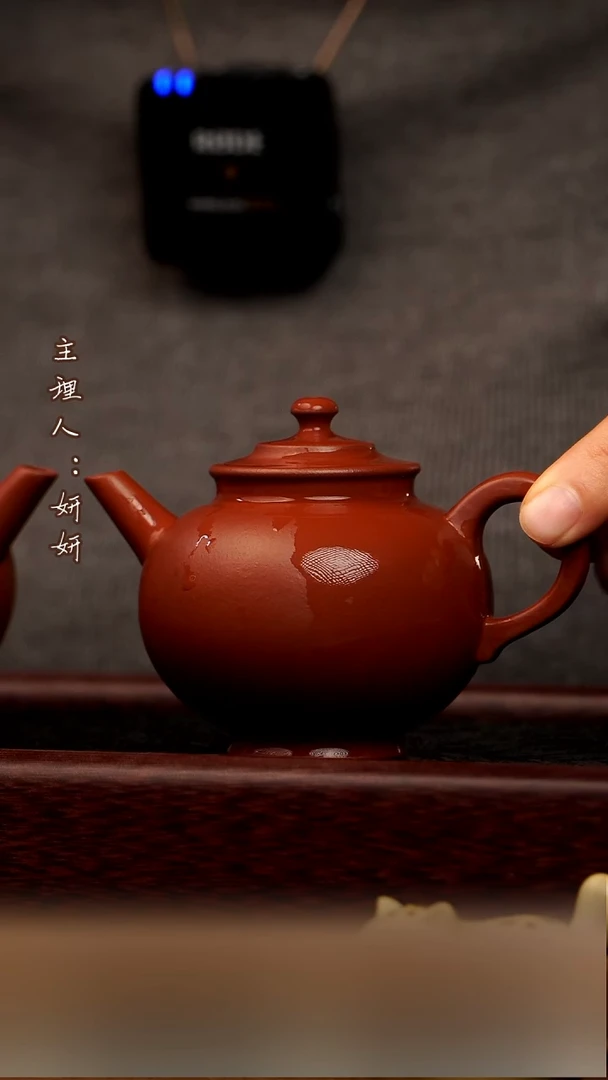 茶壶紫砂宫灯 小煤窑朱泥