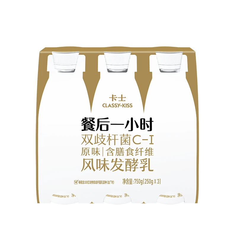 【餐后推荐】卡士餐后一小时风味发酵乳250g*3杯/组