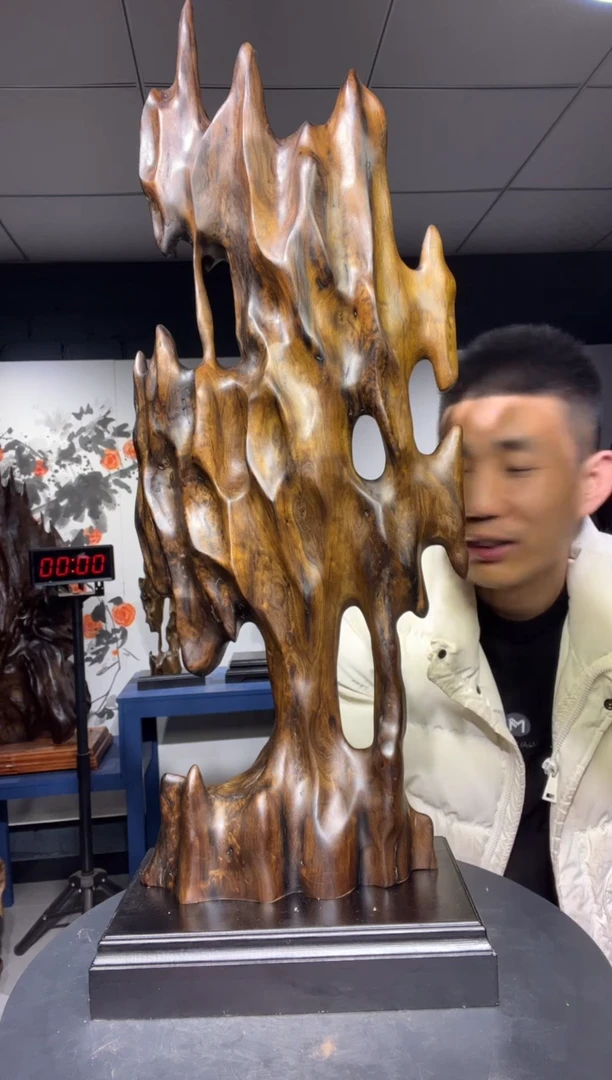【闪购商品】金丝楠木雕金丝楠木工艺品摆件