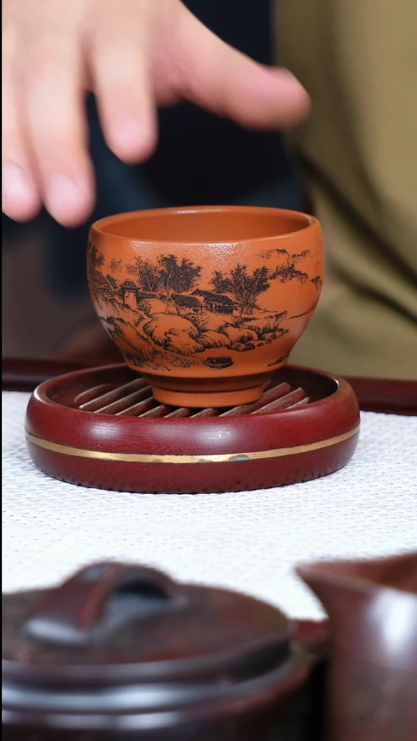 茶杯紫砂原矿紫砂主人杯