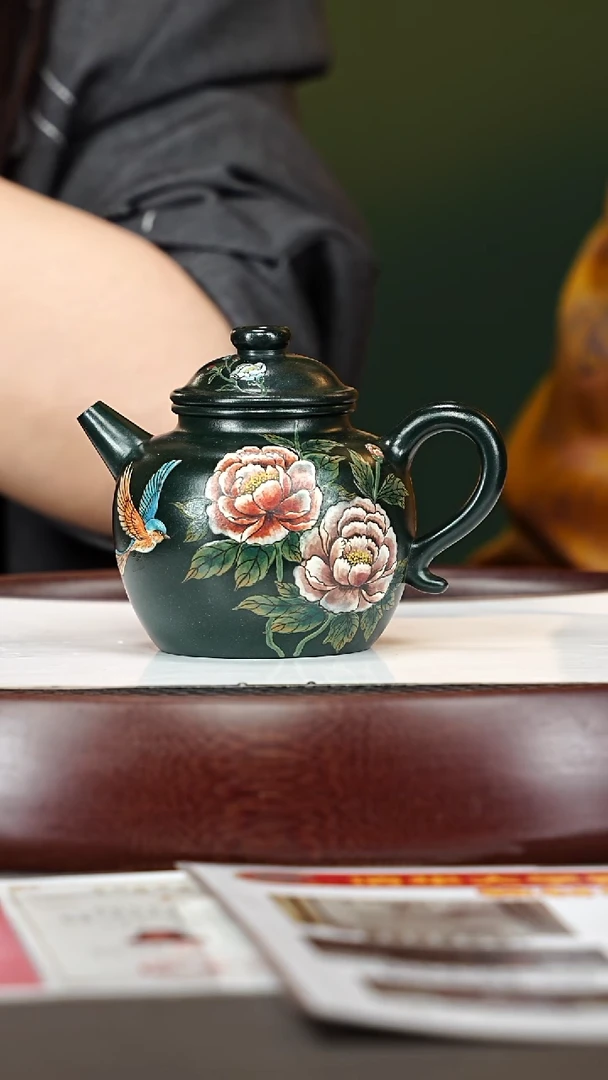 茶壶紫砂那****吧茶壶紫砂34YJY六方石瓢 郎红窑宝350cc