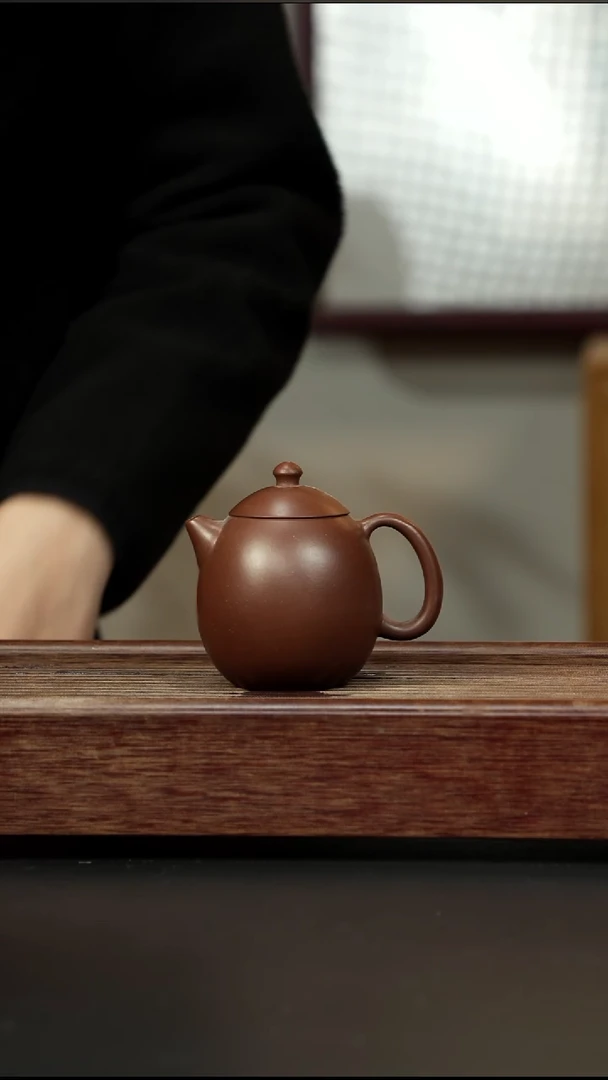 茶壶紫砂高温底槽清 龙蛋
