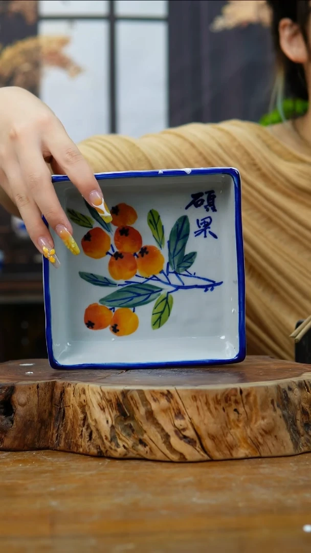 盘664老陶泥盘子一只