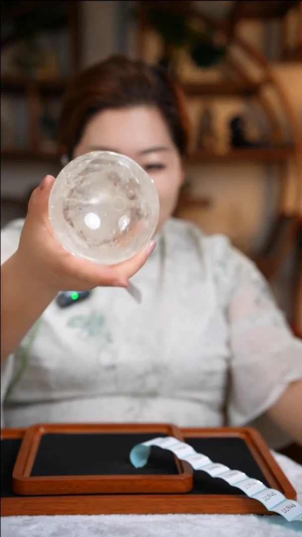 水晶珠宝半成品未镶嵌白水晶碗D937