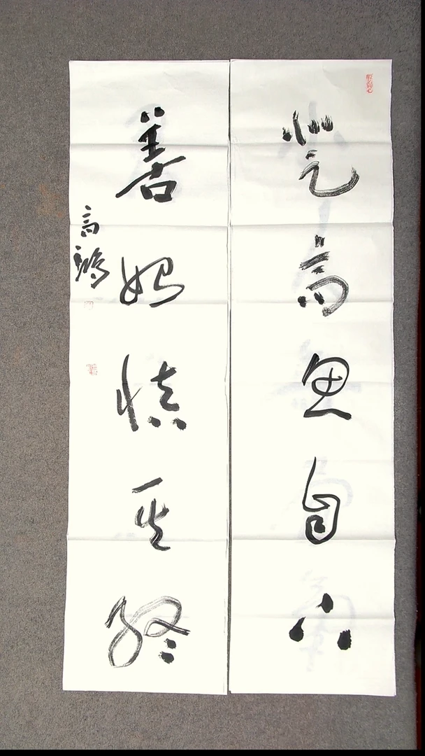 书法王高生 福建漳州 四尺对联
