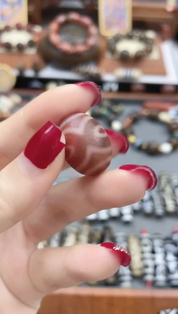 【闪购商品】玛瑙/玉髓珠珠未镶嵌猫三