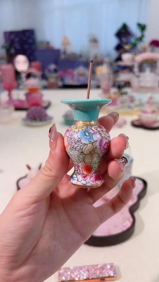 如意芳菲-香插盖置-如图
