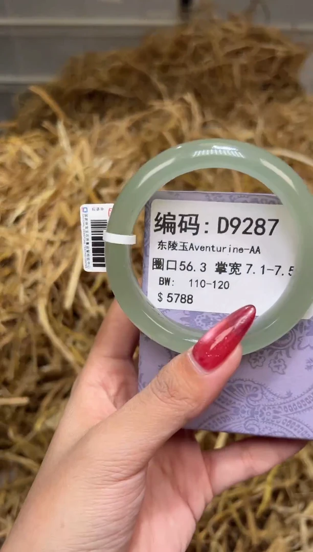 未镶嵌手镯石英质玉D9287