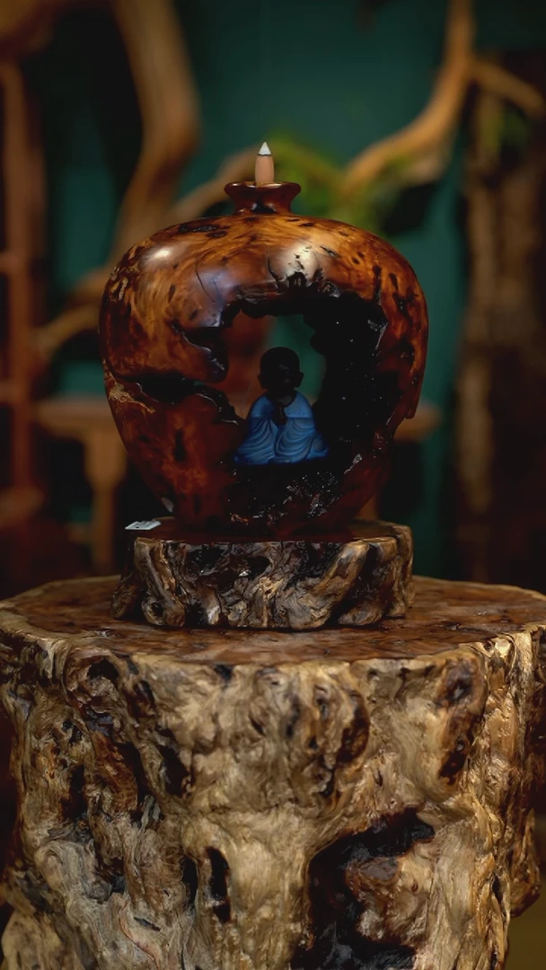 木手****3雷击枣木平安瓶+底座